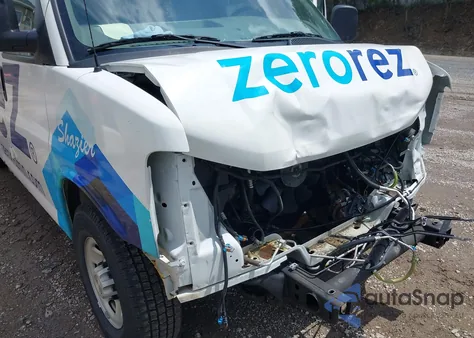 2020 Chevrolet Express Cargo Rwd 3500 Extended Wheelbase Wt z USA, uszkodzony, nr VIN 1GCZGHFG7L1161787